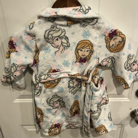 Disney Pajamas Disney Frozen Girls Bathrobe Plush Fleece Elsa Anna